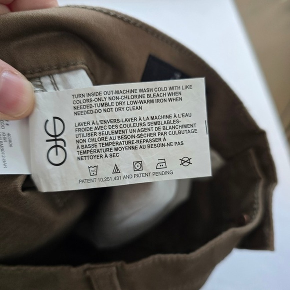 🆕️ NWT- Lucky Brand Slim Fit Brown Cotton Blend Chinos Pants Mens Size 30x30 - Picture 15 of 16